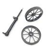 Folding Bike 100mm Easywheel Extension Rod for Brompton Birdy Rear Rack Easy Wheel Telescopic Bar Aluminum Alloy CNC