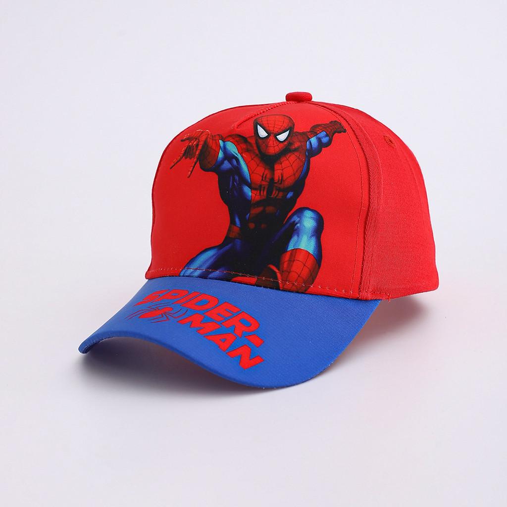 Childrens Cartoon Spider Man Baseball Cap With Breathable Polyester For Summer Outdoor Play