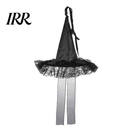 Decorative Spider Pendants Halloween Witch Hat Hanging Decor, Web Ribbon Prop Party Streamers for Party, Dark Wizard Costume Accessory Masquerade