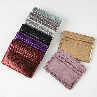 Slim Soft Wallet PU Leather Mini Credit Card Wallet Fashion New Bank Credit Card Cover for Women Male Business Card Case
