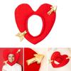 Novelty Love Heart Headcover Hat Breathable Festival Gathering Hat Party Supply