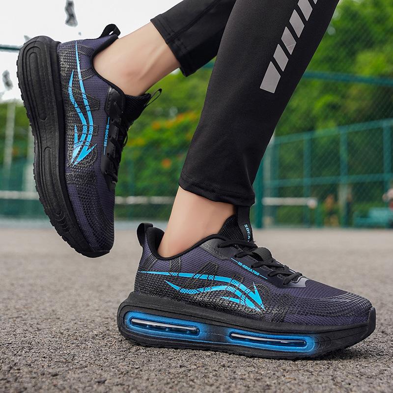 Physical testing sports running shoes Carbon plate shock-absorbing middle school students racing air cushion soft sole wear-resistant sports students 
