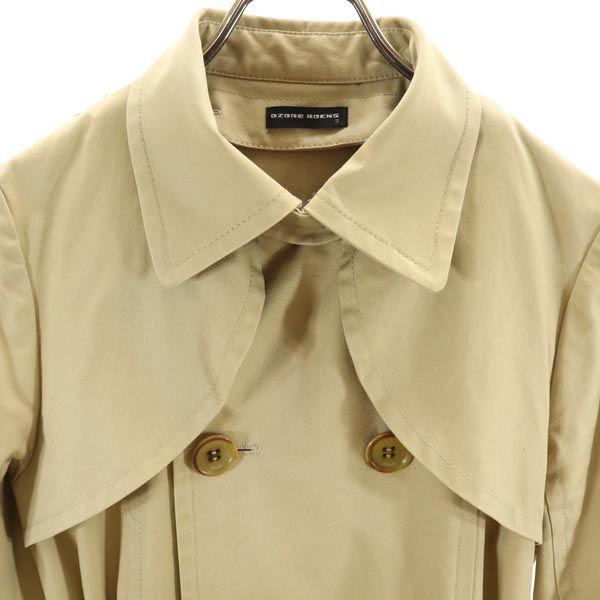 OZONE ROCKS Trench Coat S Beige Made In Japan Women Used