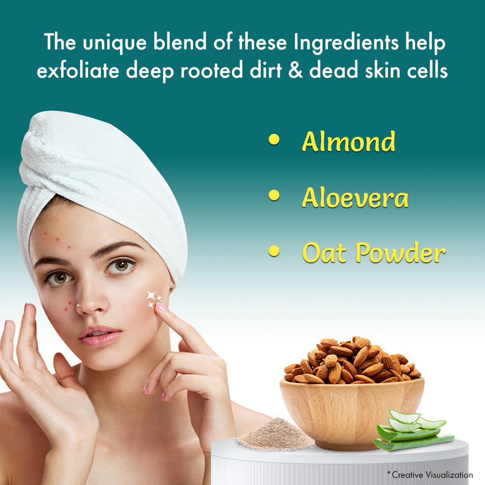 BAJAJ Nomarks Antimarks Soap For Normal Skin 125gm Pack Of 4 Gentle Exfoliating Anti-Mark Cleanser