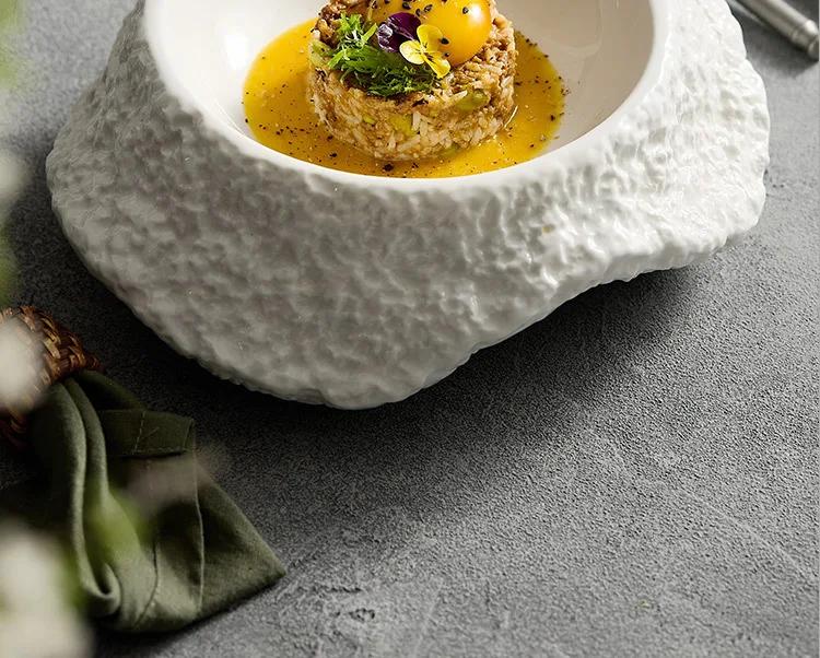 Ceramic Special-shaped Salad Plates, Soup Plates, Bowls and Plates, Molecular Dishes, Artistic  Tableware, Special