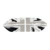 4Pcs/Set Union Jack Crystal Epoxy Side Fender Sticker Decals Decoration Car Styling For MINI Cooper F60 Countryman Accessories