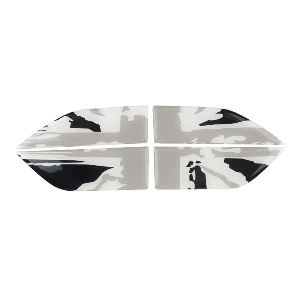 4Pcs/Set Union Jack Crystal Epoxy Side Fender Sticker Decals Decoration Car Styling For MINI Cooper F60 Countryman Accessories