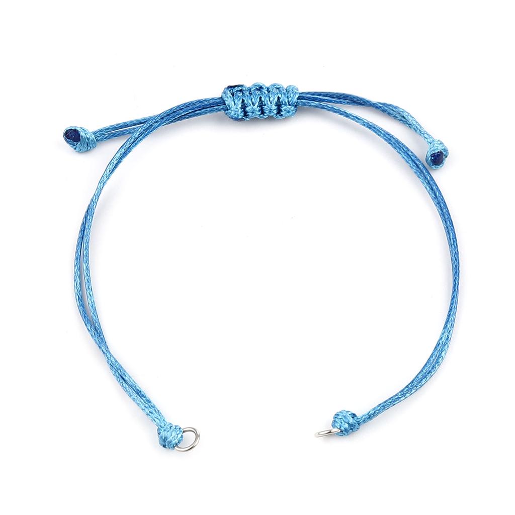5PCs Multicolor Rope Lucky knots Bracelets Polyester Handmade Bangles Braiding Braided Bracelets Accessories Findings Adjustable