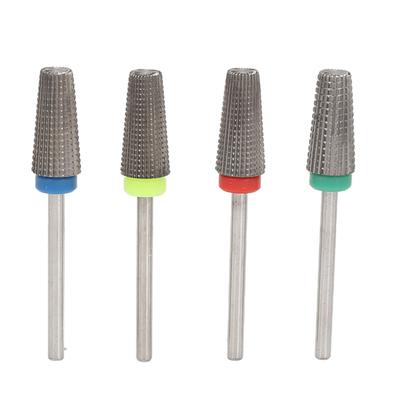 4pcs Nail Drill Bits Set Quick Remove Acrylic Professional Tungsten Steel Nail Grinding Polishing Heads