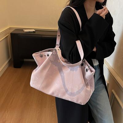 Sac décontracté de grande capacité pour femmes, nouveau sac à bandoulière messager automne et hiver, sac fourre-tout portable rétro