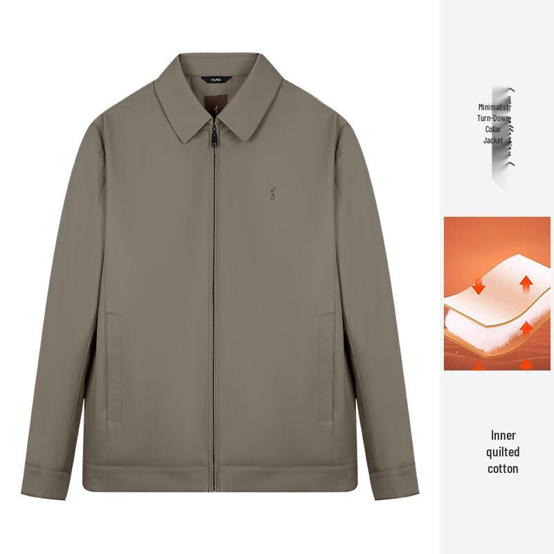 

TRIES Men s Casual Padded Lapel Jacket