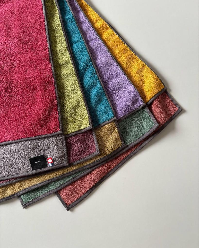 Japanese Traditional Colors Imabari Towel Face Towel Set of 5 X Made In Soft and Gentle On the Set of 5 (34cm 85cm) - High-Quality, Japan, Skin, 100%