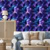 Watercolor Galaxy Wallpaper Navy Blue and Blue, Fine Detail 50x1000