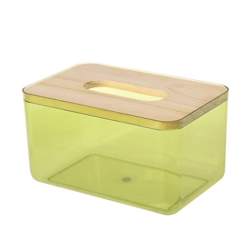 Nordic Simple Creative Paper Napkin Box Household Living Room Drawing Box Face Paper Restaurant Napkin Storage Box жёлтый