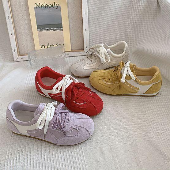 Retro flat-bottomed German training shoes women's spring and summer 2025 new casual breathable Forrest Gump shoes versatile casual single shoes women'