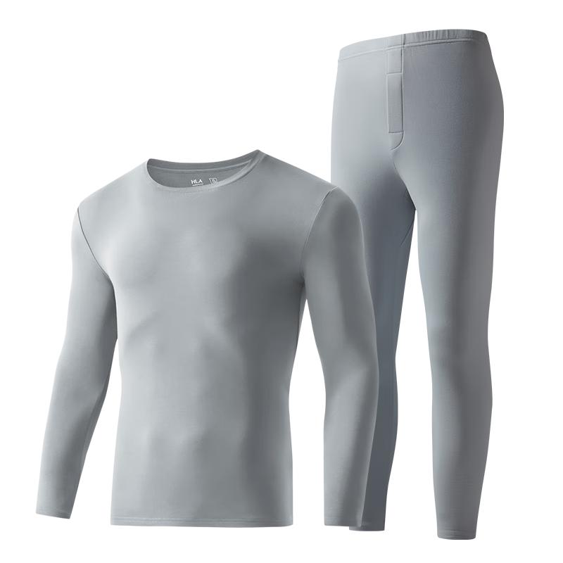 HLA Men's 250g Cotton Lycra Thermal Underwear Set
