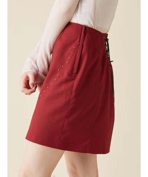 Furfur Nieten-Minirock RWFS254052REDF