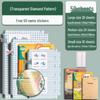 Frosted Transparent Self-Adhesive Textbook Cover, A4 Book Protective Wrap for Students