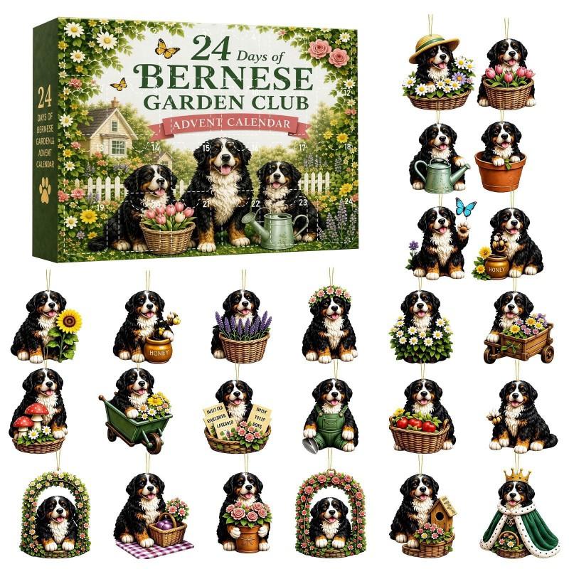 2026 Animal Christmas Advent Calendar Acrylic Blind Box Toy Adults Collectible Holiday Countdown Gift