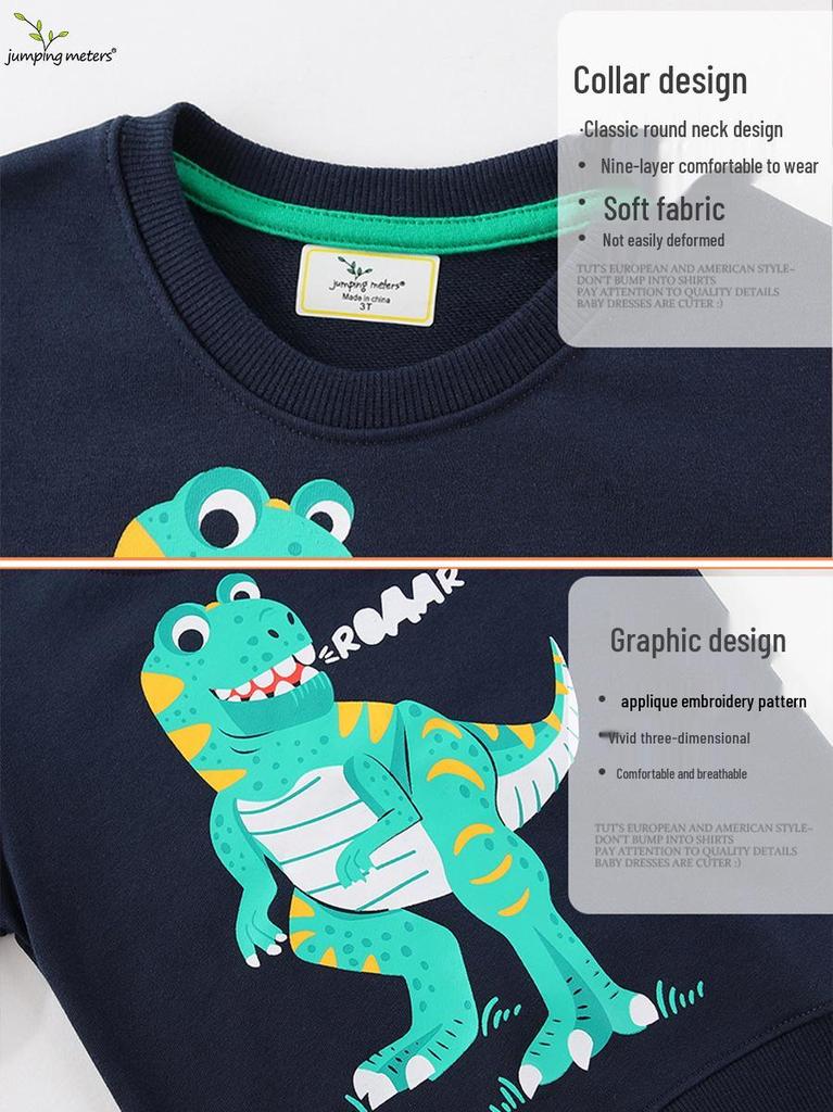 Jumping Spring and Autumn Round Neck Long Sleeve Boys' Sweatshirt 2026 - New Children's Wear