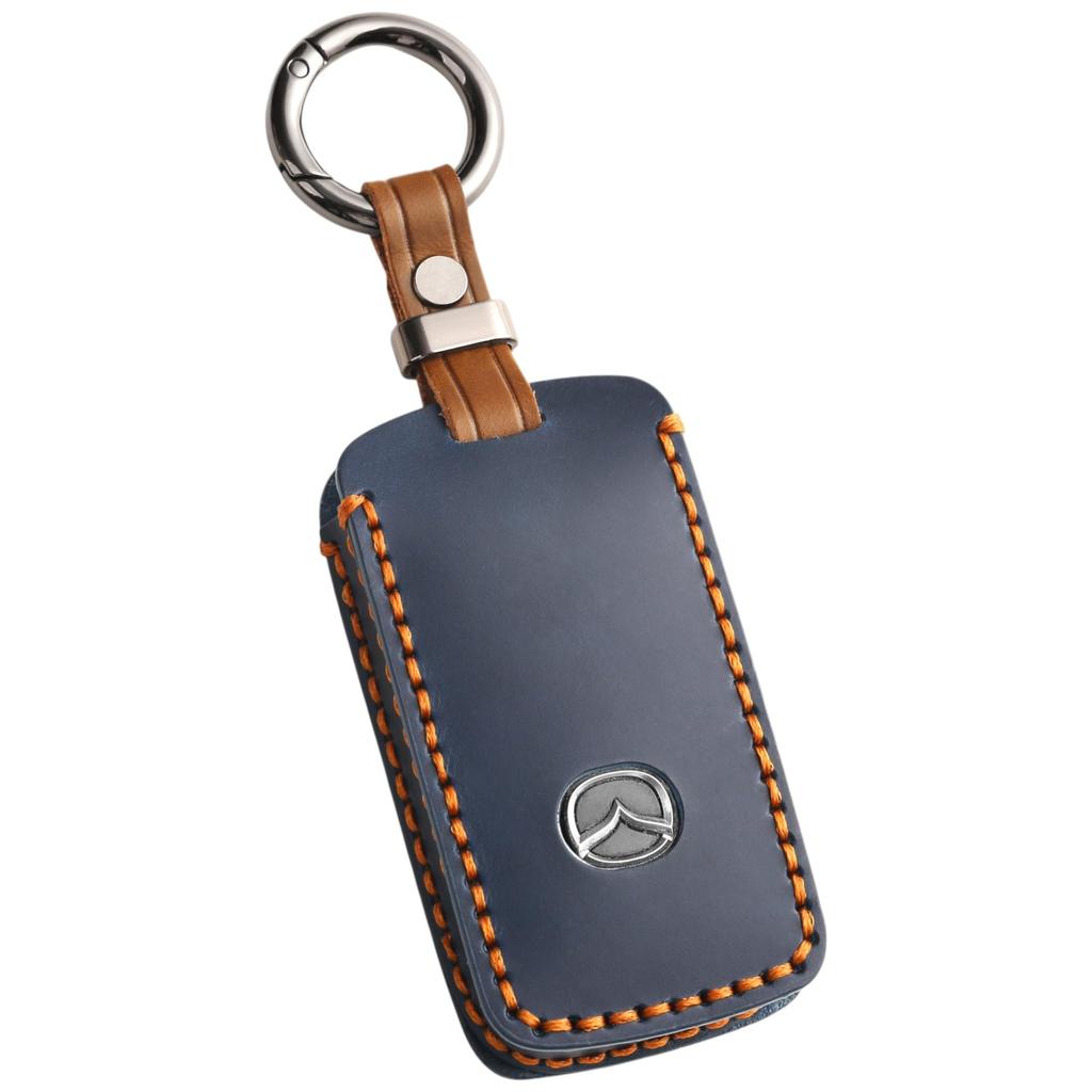 Smasol Engine Starter Key Fob Case, Mazda Late Model CX8, CX5, CX30, MX30, Mazda3,