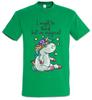 Nerd Unicorn T-Shirt Fun Geek Glasses Rainbow Computer Scientist Admin Gamer