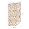 Wallpaper Flowers Cream and Light Gray for Living Room and Bedroom 50x1000