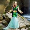 Cosplay Halloween starořecký mořský bůh král draků mořská panna šaty, král moře Poseidon mořské po páru šaty