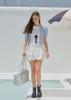 ANOETIC Lace Ribbon T-Shirt_White