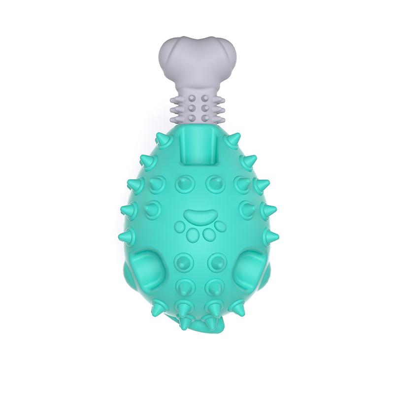 

Pet Toys: Vocal Teething Chicken, Leg-shaped Dog Toys, Durable and Vocal Cat Toy Balls Medium серый/озеро синий
