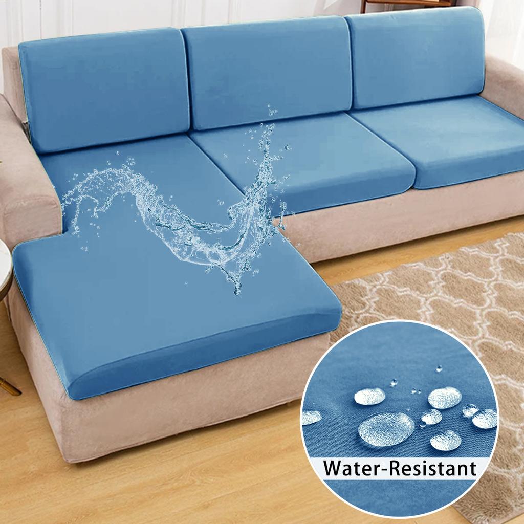 New elastic waterproof milk silk sofa cushion cover solid color universal all-inclusive sofa hat sofa cover