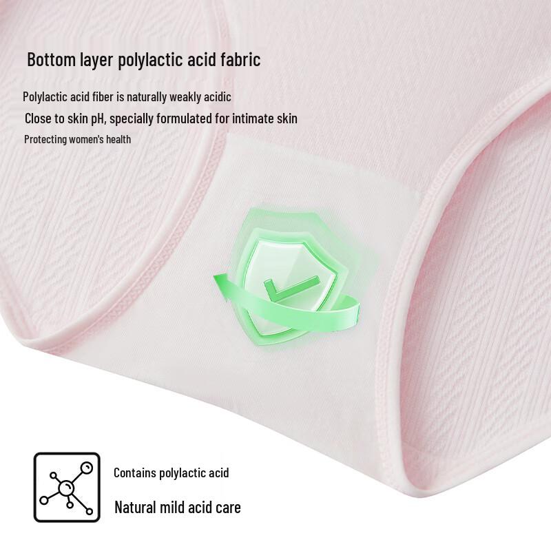 Yiershuang Women's 7A Antibacterial Briefs (3-Pack)