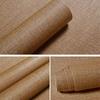 Self-Adhesive Solid Color Linen Pattern Wallpaper for Bedroom and Living Room