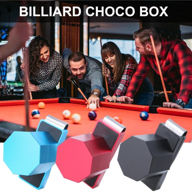 Snooker Tool Part Aluminum Alloys Small Pool Chalk Holder Billiard Chalk Case