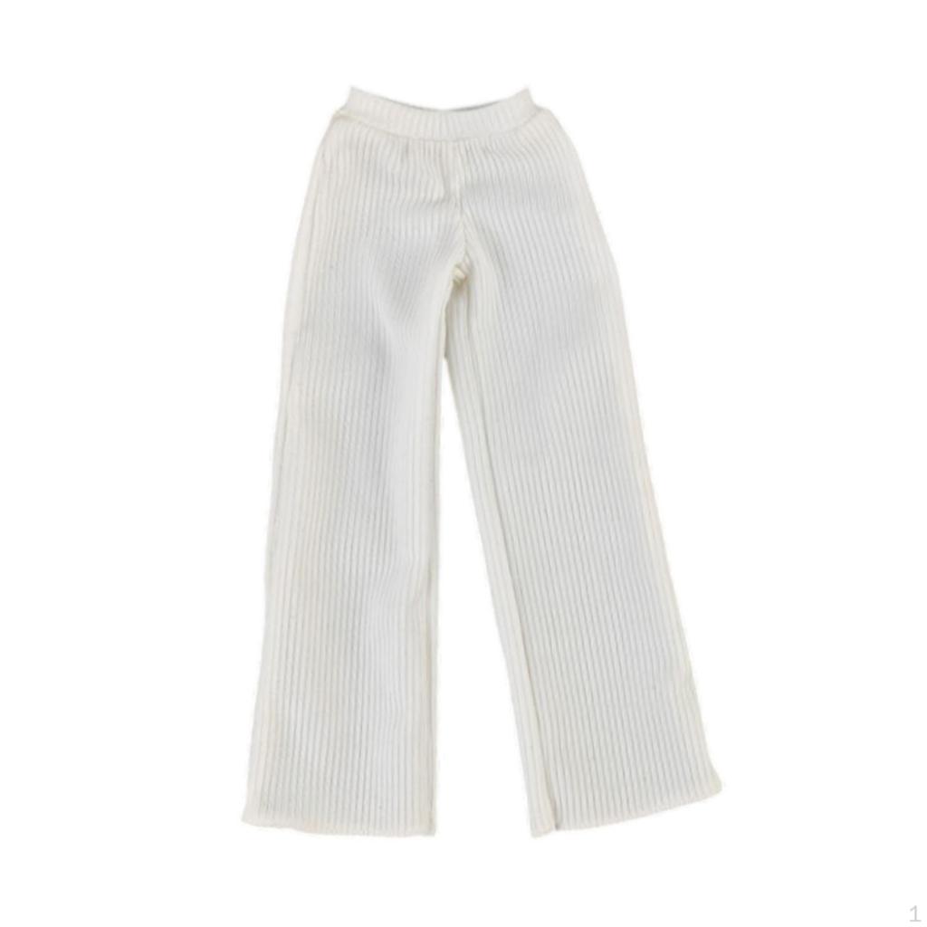 1/6 Casual Pants Mini Wide Leg Design for 12 Inch Female Action Dolls
