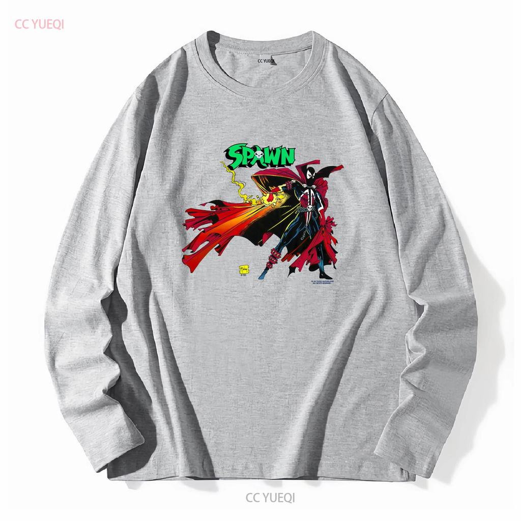 Vintage Spawn T Shirt Cotton All Size KV8959 long sleeves vintage Washed streetwear Comfortable designer clothes Stretched Soft
