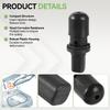 Cushion Rubber Stop Trunk Lids Adjustable Buffer Block Accessories 1K8827761D For VW Scirocco 2009-14 Rear Boot Tailgate Cushion