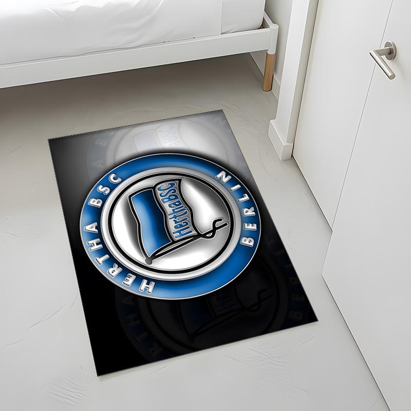 Hertha Berliner Sport Club (5) Rug Suitable For Living Rooms Bedrooms Computer Rooms Dining Areas And Placement Under Tables And Chairs Also An Ideal