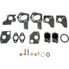 Carburetor Overhaul Repair Rebuild Kit Compatible with Briggs Stratton Pulsa Jet Carb 80200 81200 82200 3 Thru 5 HP Horizontal Engines Replace 495606