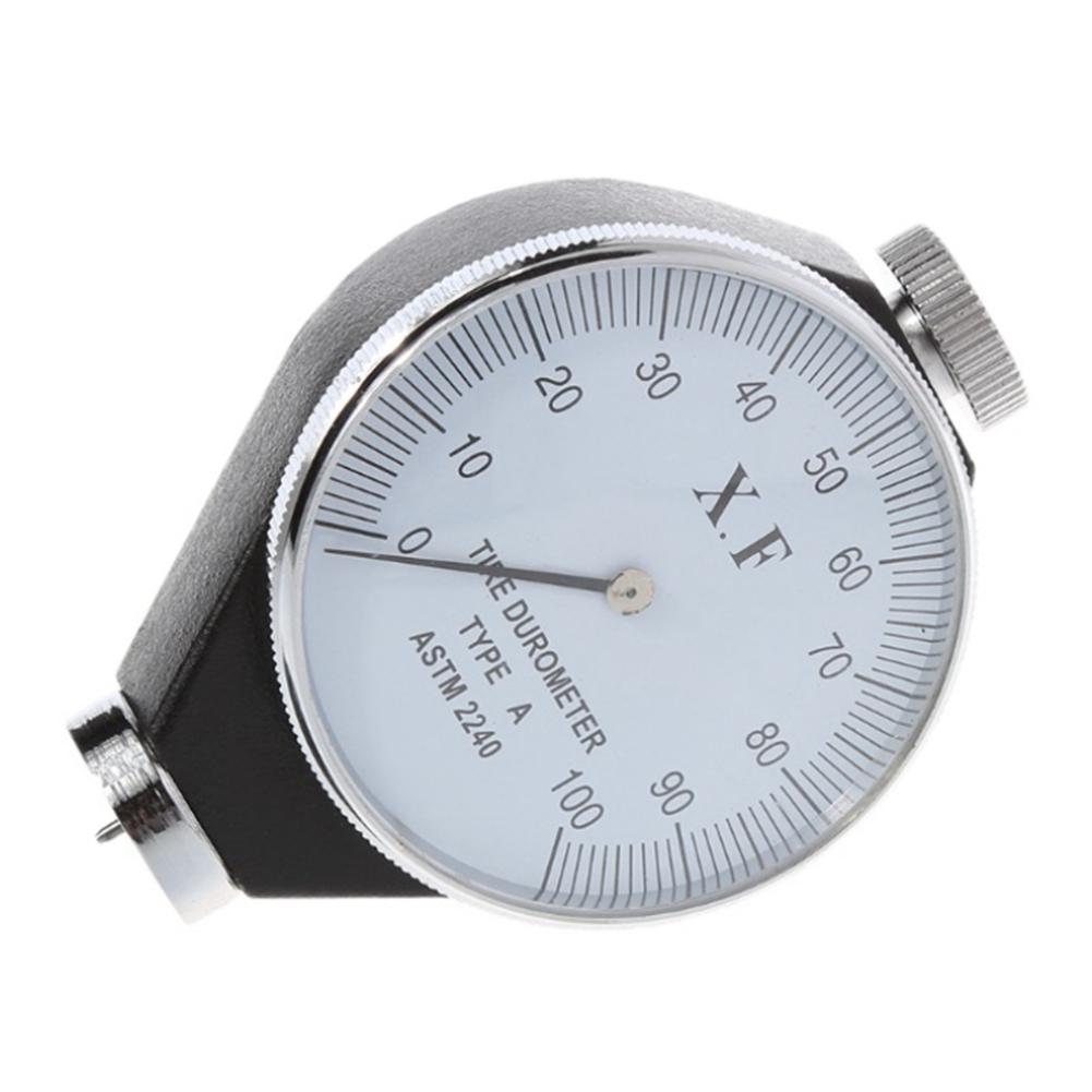 Durometer 0-100 HA Rubber Tire Hardness Tester Meter for Plastic Leather Rubber Multi-Resin