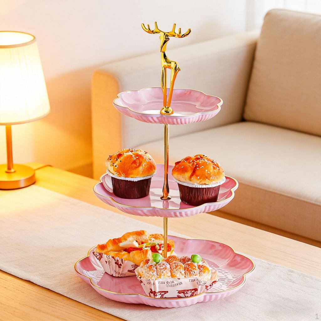 Cake Display Stand, Food Serving Tray, Fruit And Snack Rack For,