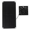Solar Powered Fan Portable Monocrystalline Silicon 10W IP65 Waterproof Exhaust Fan for RV 18V