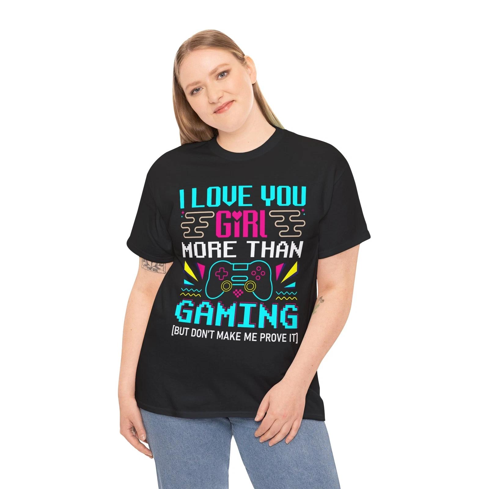 Gamer Girl T-Shirt | Funny Video Game Tee | Perfect Gift for Game Lovers 4XL