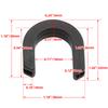 2PCS / 4PCS Motorcycle Accessories Luggage Rack Side Panel Bracket Point Grommet Black For Harley Touring Softail Dyna Sportster