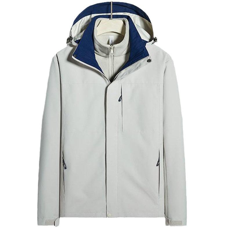Duke Three-Proof Detachable Inner Layer Storm Jacket – Custom Logo Outdoor Trendy Mountaineering & Cycling Cotton Jacket
