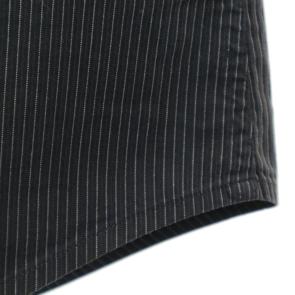 Armani Exchange Striped Pattern Long Sleeve Shirt M Black Men's Used