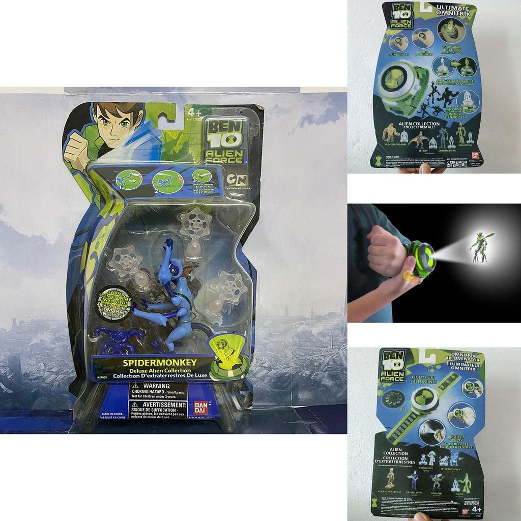 Ben10 Omnitrix Projekční hodinky Vysoká kvalita Dětská hračka s nastavitelným páskem a otočnou funkcí