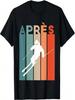 Retro Vintage Skifahren Ski Skifahrer Retro Vintage Après Ski T-Shirt