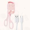 VOCOSTE Heated Eyelash 3 Heating Rechargeable Eyelash Curler with Digital Electric Eyelash Curler that Lifts and Curls Pink Curler, Modes, Display,