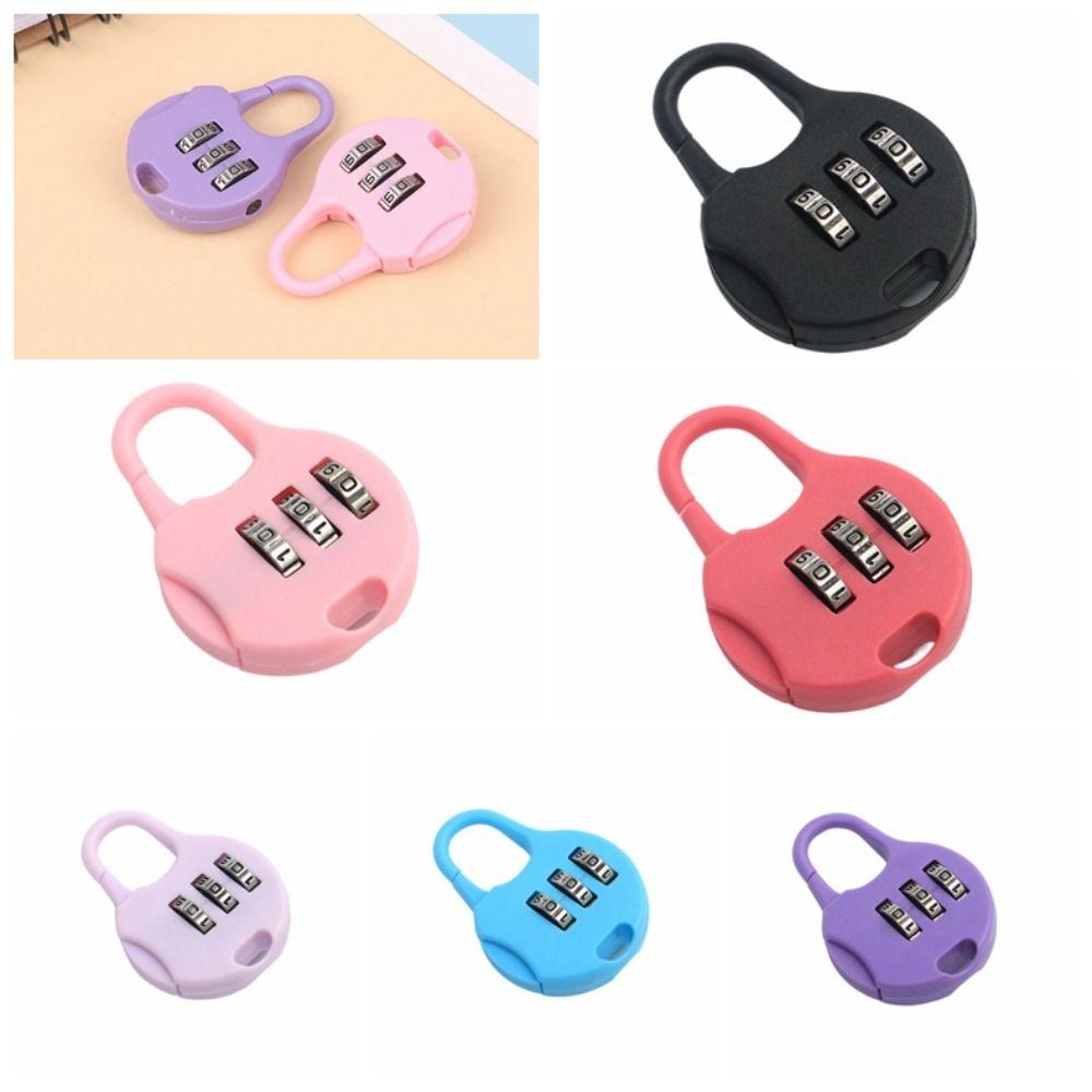 Backpack Padlock Padlock Luggage Travel Lock Digit Locks Solid Password Combination Lock  Drawer
